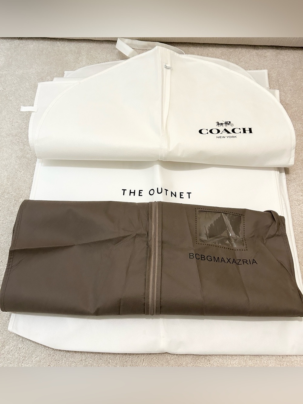 Set of 4 Dress/Wardrobe Hanger Dust Bags